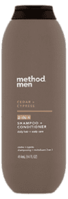 Method - Mens Shampoo 2in1 Ced + Cyp (414ml)