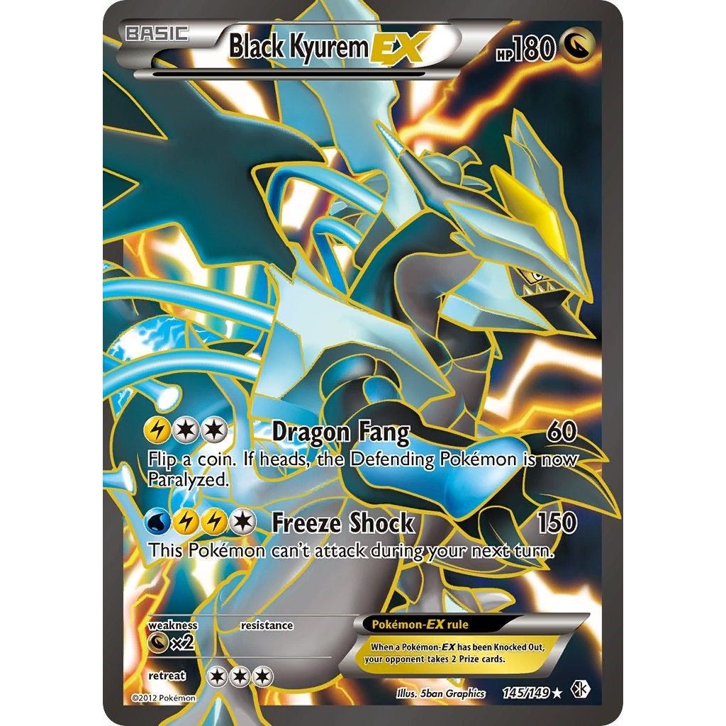 Black Kyurem EX (145 Full Art) (145/149) (BCR)