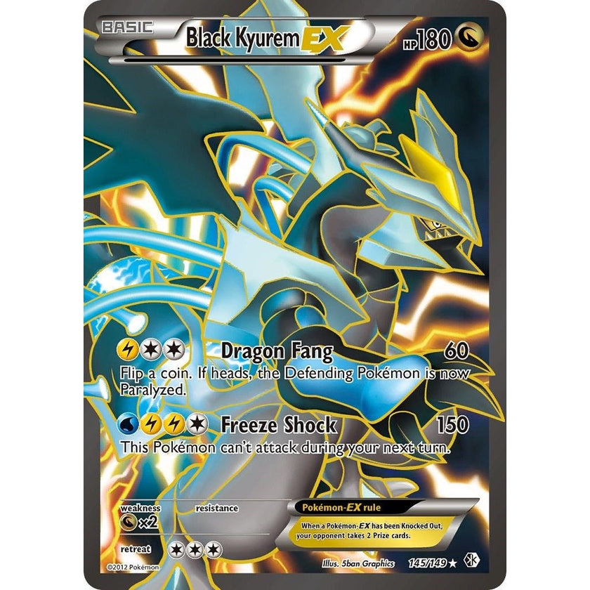 Black Kyurem EX (145 Full Art) (145/149) (BCR)