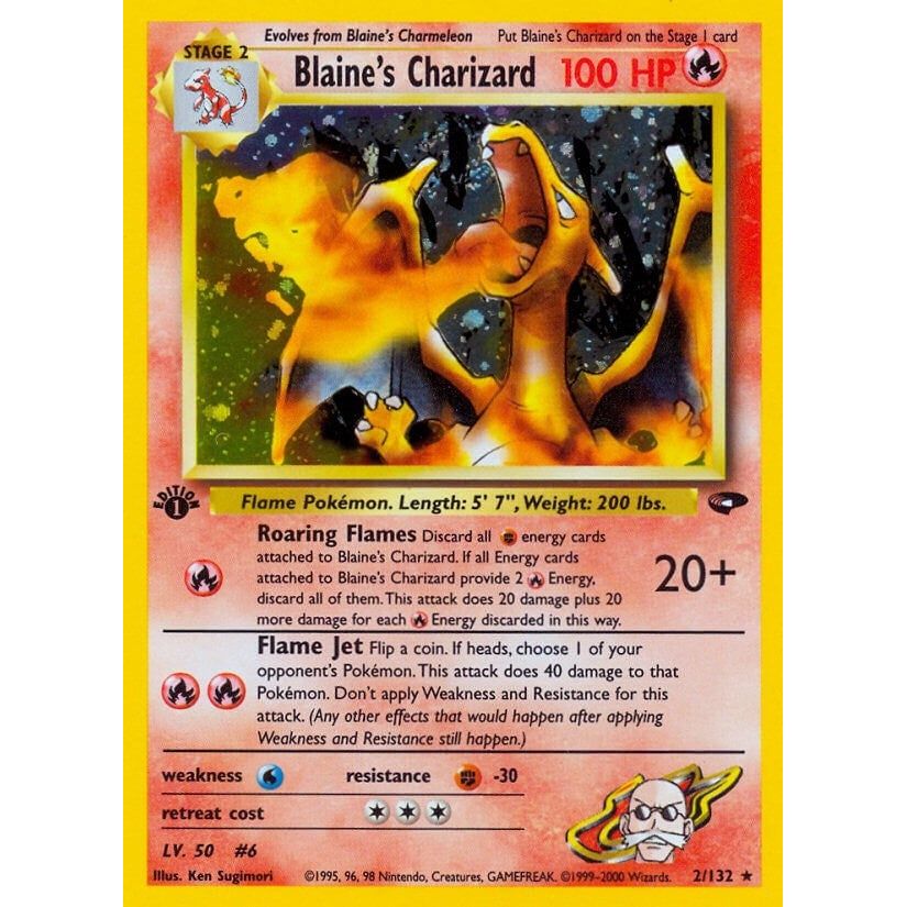 Blaine's Charizard (002/132) (G2)