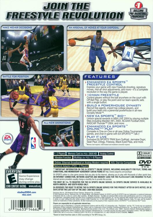 NBA Live 2004 (occasion)
