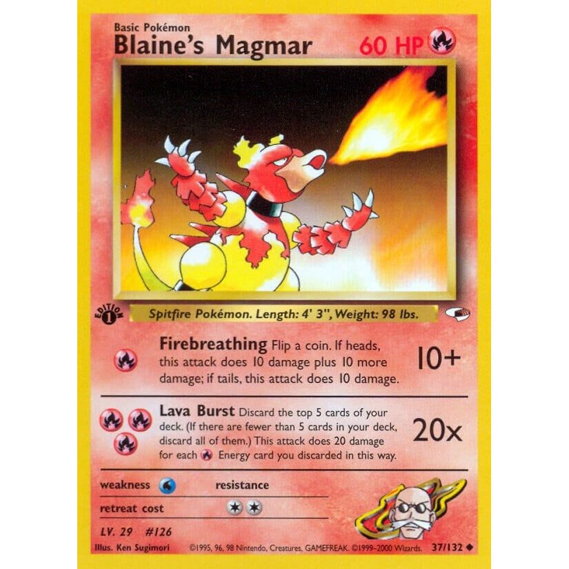 Blaine's Magmar (037/132) (G1)