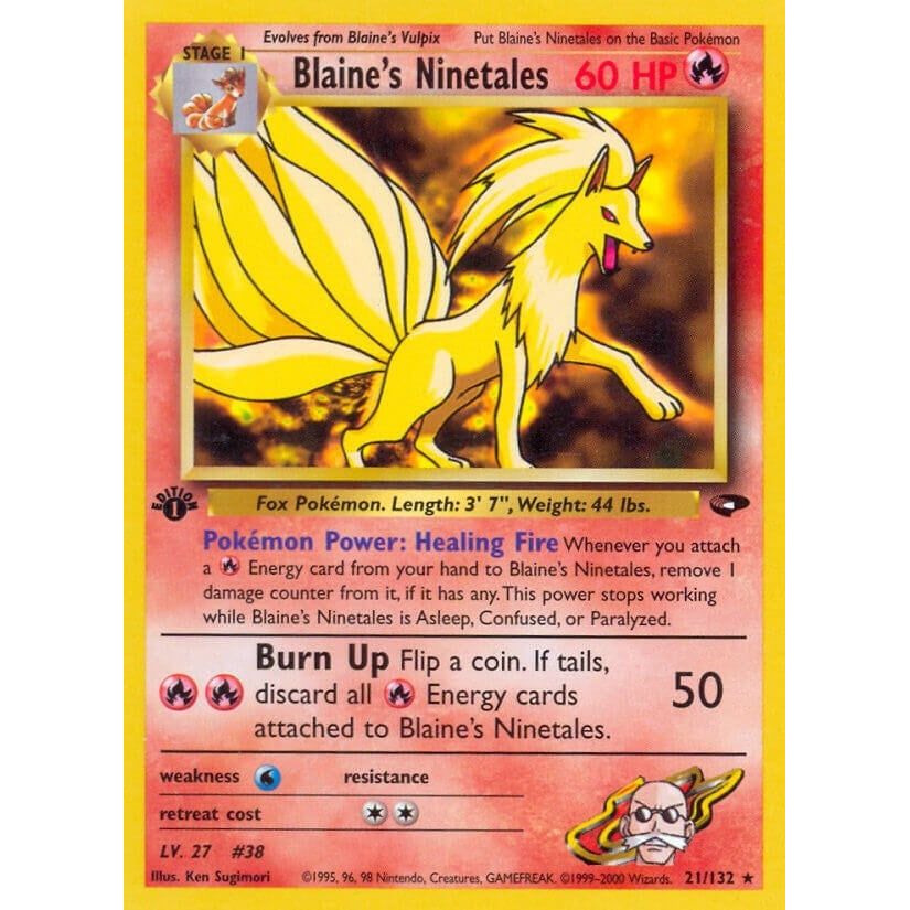 Blaine's Ninetales (021/132) (G2)