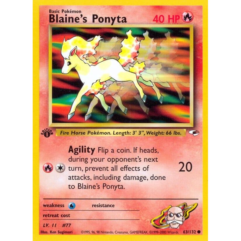 Blaine's Ponyta (063/132) (G1)