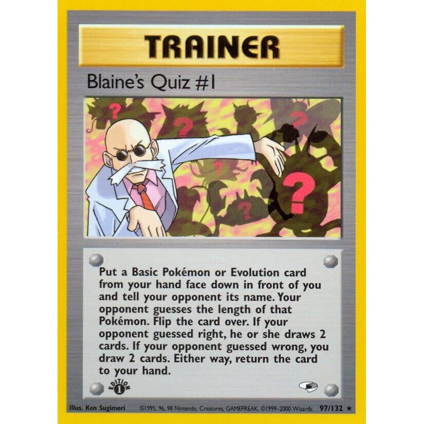 Blaine's Quiz #1 (097/132) (G1)