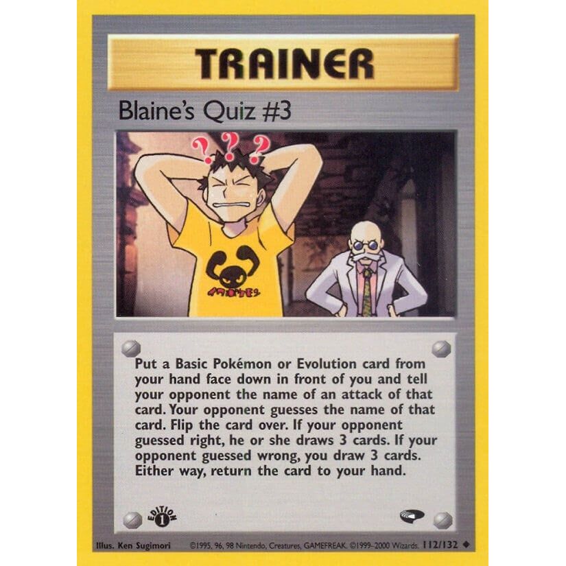 Blaine's Quiz #3 (112/132) (G2)