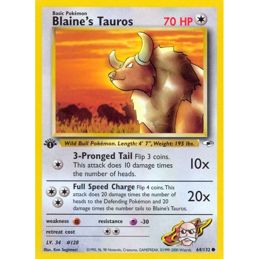 Blaine's Tauros (064/132) (G1)