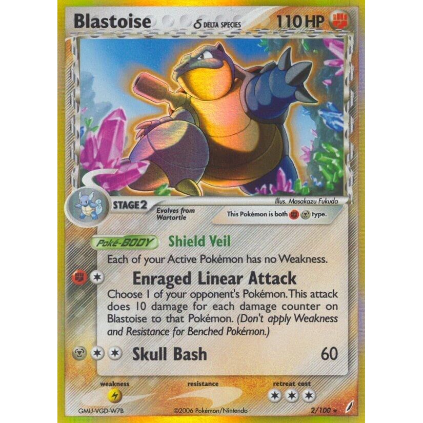 Blastoise (Delta Species) (2/100) (CG)
