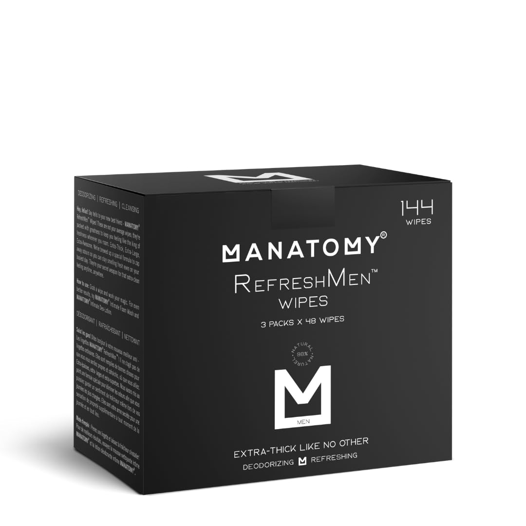 Manatomy - RefreshMen Wipes (48ct)