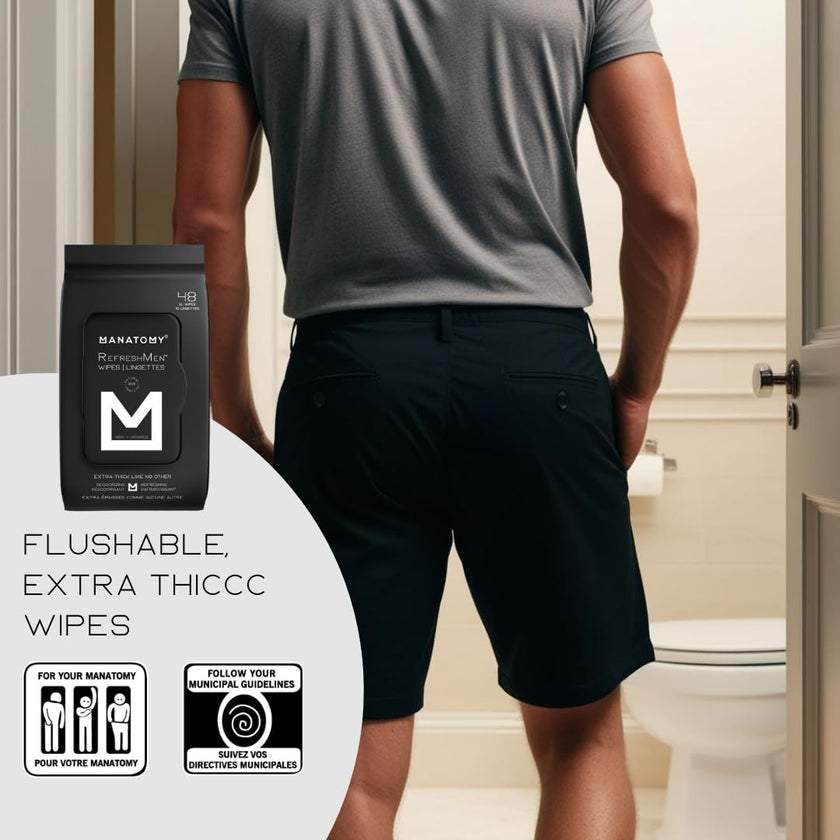 Manatomy - RefreshMen Wipes (48ct)