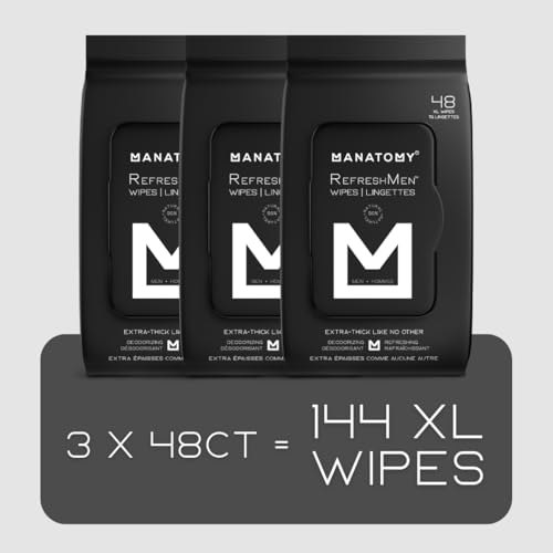 Manatomy - RefreshMen Wipes (48ct)