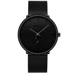 Simple ultra-thin watch round mesh belt watch