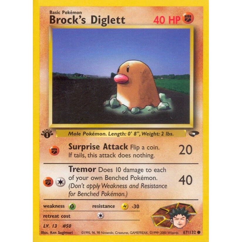 Brock's Diglett (067/132) (G2)