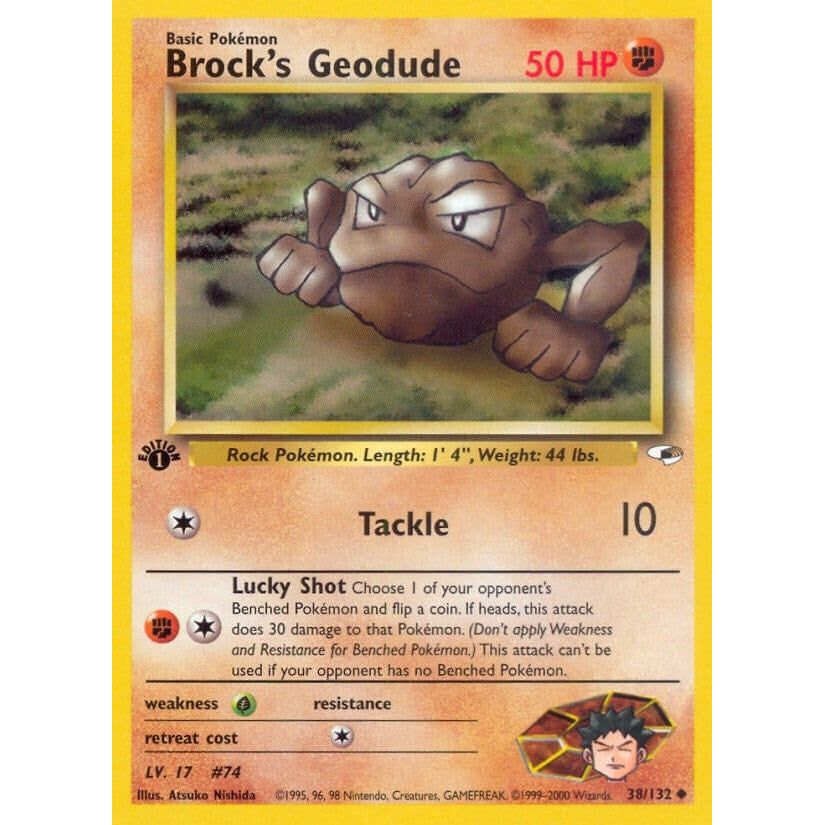 Brock's Geodude (38) (038/132) (G1)