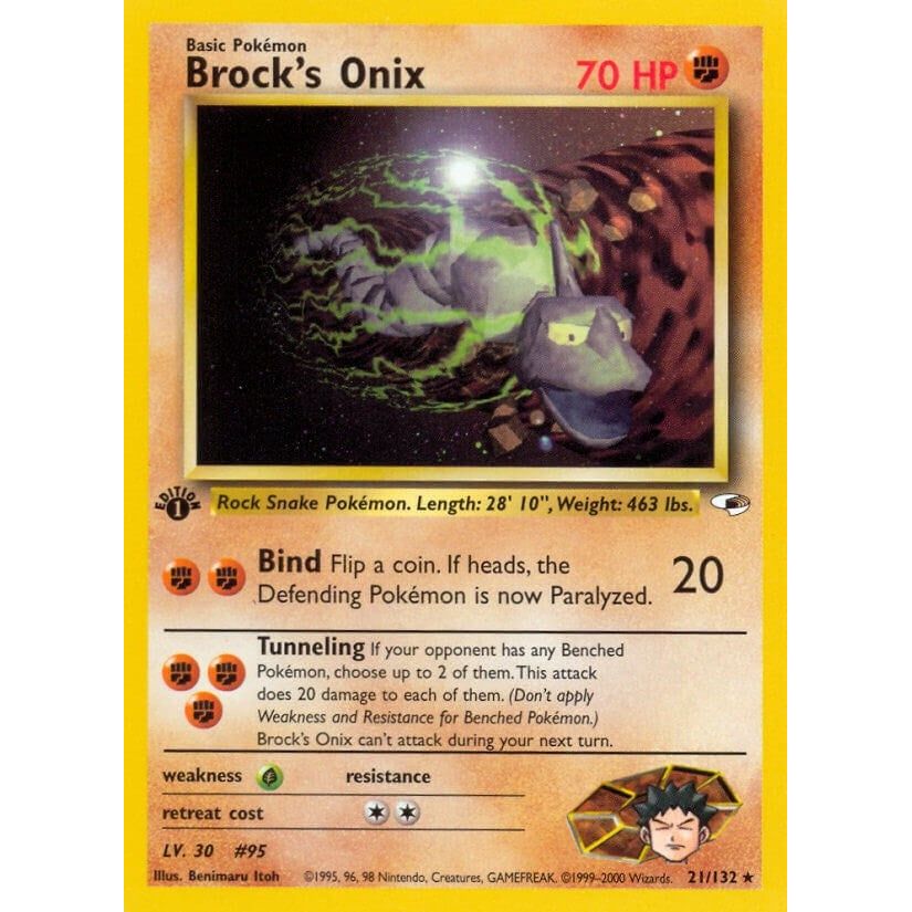 Brock's Onix (21) (021/132) (G1)
