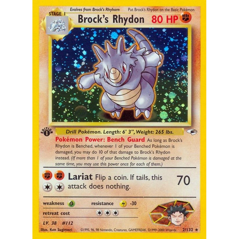 Brock's Rhydon (002/132) (G1)