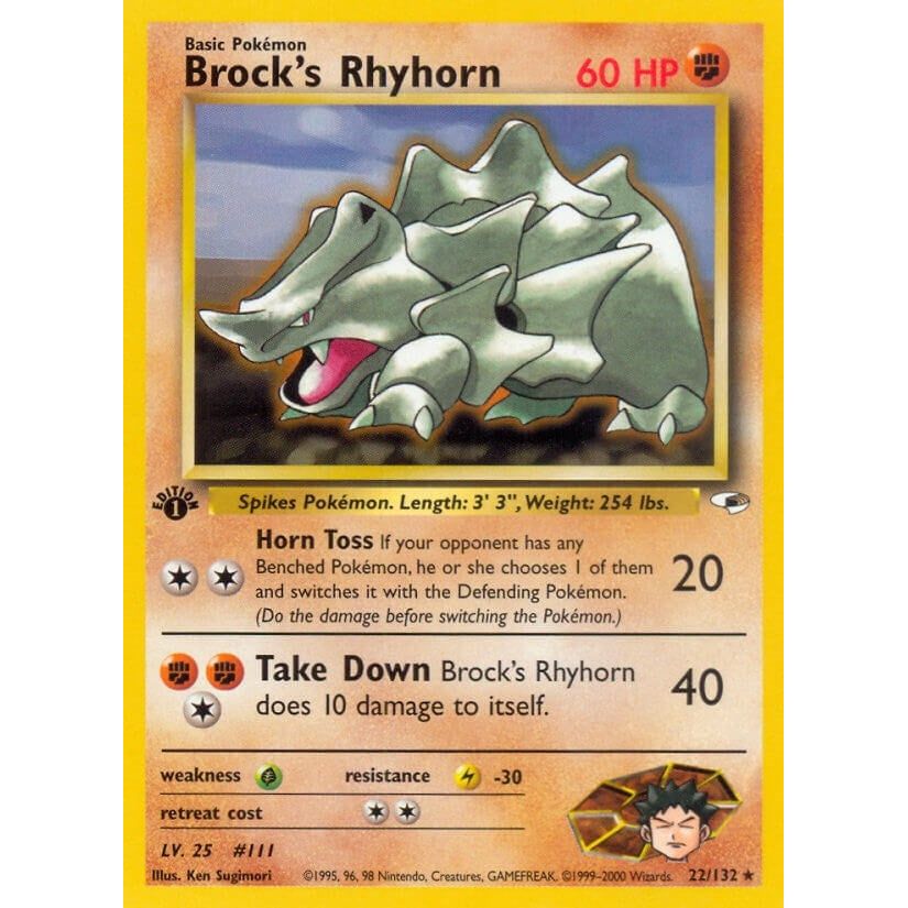 Brock's Rhyhorn (22) (022/132) (G1)