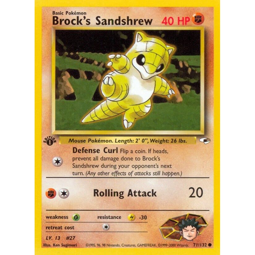 Brock's Sandshrew (71) (071/132) (G1)