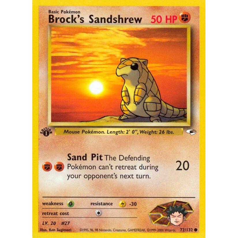 Brock's Sandshrew (72) (072/132) (G1)