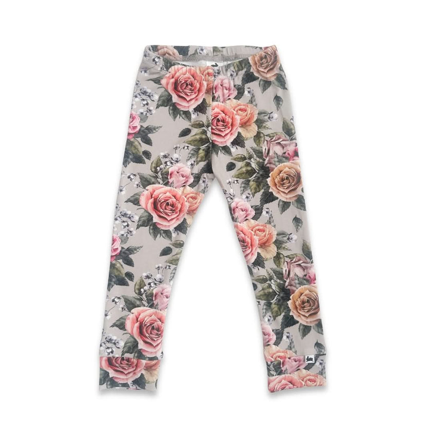 Kids’ Bamboo Leggings | Palm Fronds