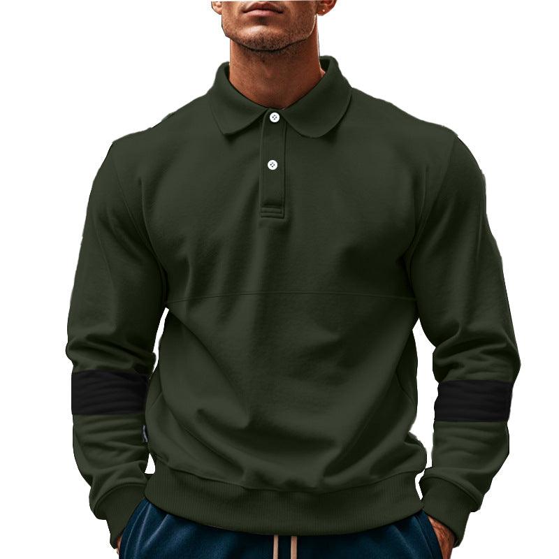 Mens Polo Shirts – Color-Match Casual Polyester Blend Polo