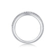 Moissanite Ring – Platinum-Plated 925 Silver | Sizes 5–9 | GRA Certified