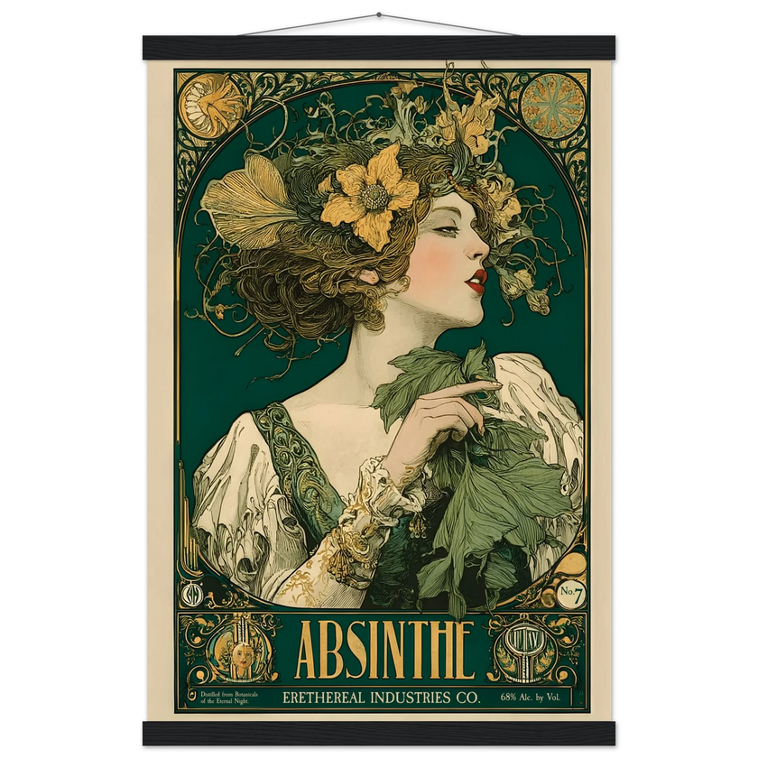 L’Absinthe d’Ombre - Poster & Framed Print