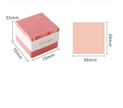 Aesthetic Sticky Notes Set – 150-Sheet Kraft Paper Memo Pads in 25 Solid Colors
