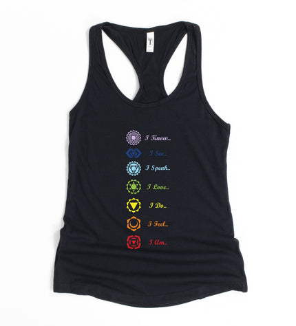 7 Chakra Yoga Tank Top