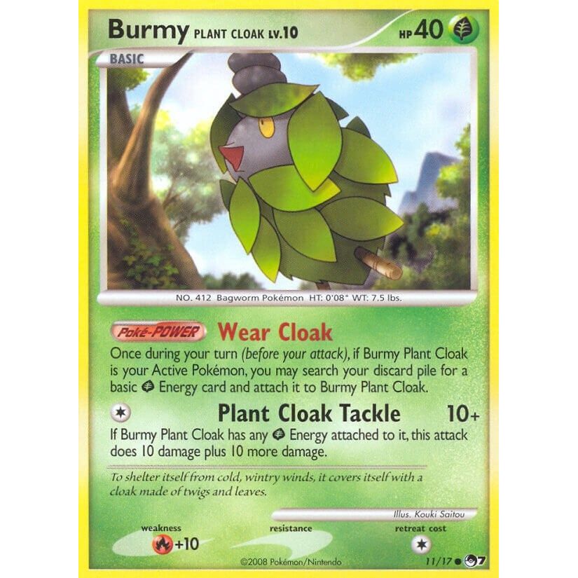 Burmy Plant Cloak (011/017) (POP)