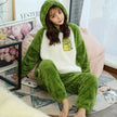 Thick Warm Coral Velvet Pajamas Sets