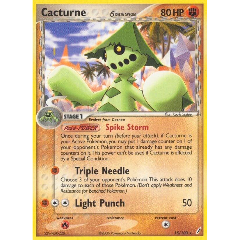 Cacturne (Delta Species) (15/100) (CG)