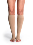Sigvaris Women's Style Soft Opaque Calf Open-Toe 15-20mmHg