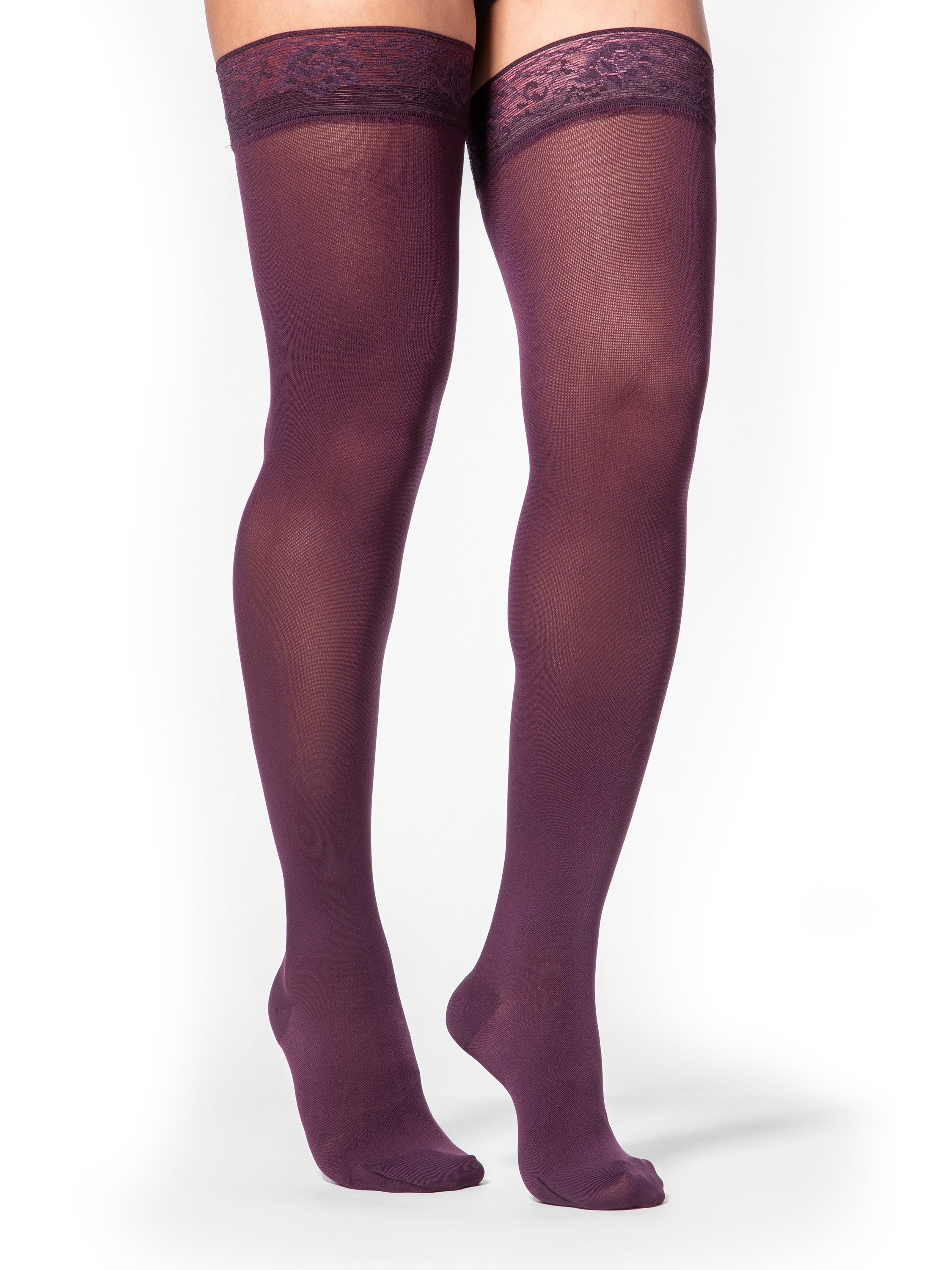 Sigvaris Women's Style Soft Opaque Thigh-High 20-30mmHg Women's Closed Toe