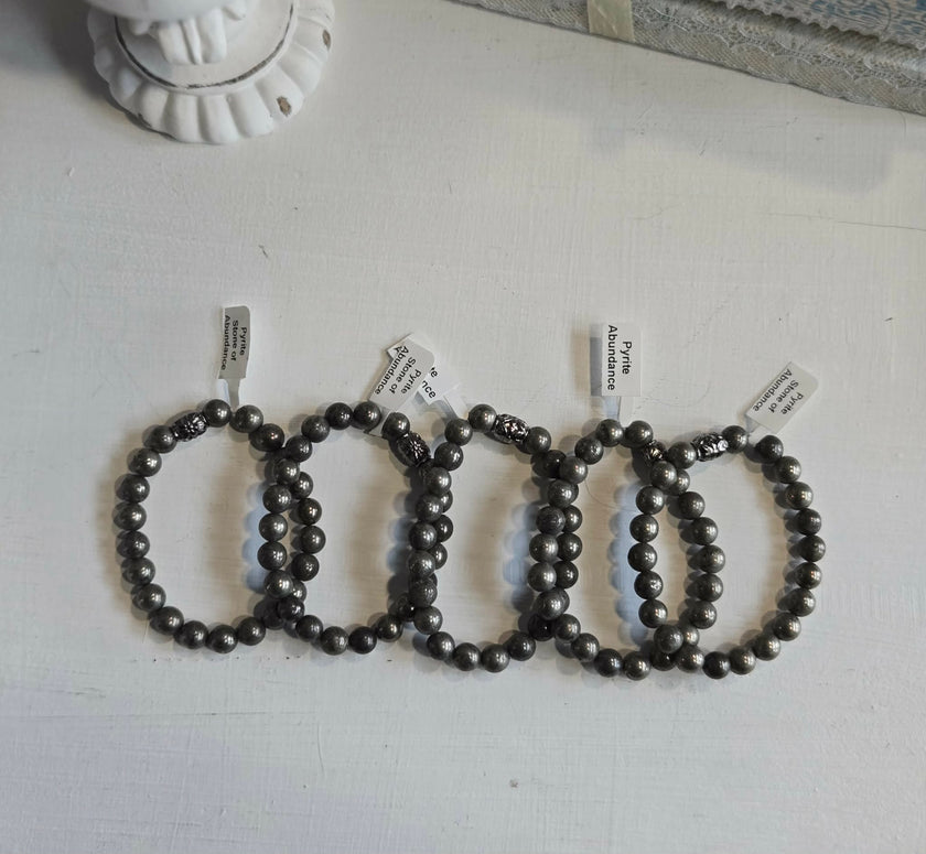 Pyrite Gemstone Bracelet