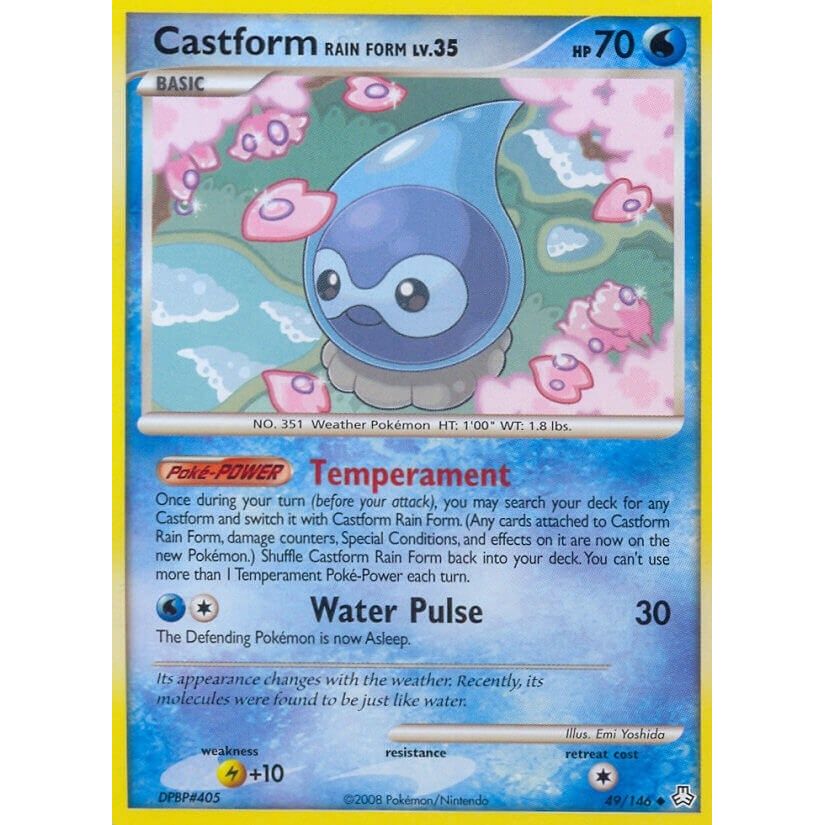 Castform Rain Form (49/146) (LA)
