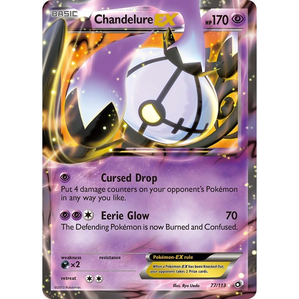 Chandelure EX (77/113) (LTR)