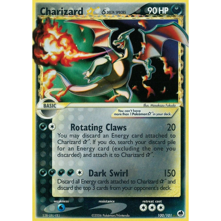 Charizard Star (Delta Species) (100/101) (DF)