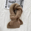 Women's Sweet Version Fleece Solid Scarf Autumn And Winter