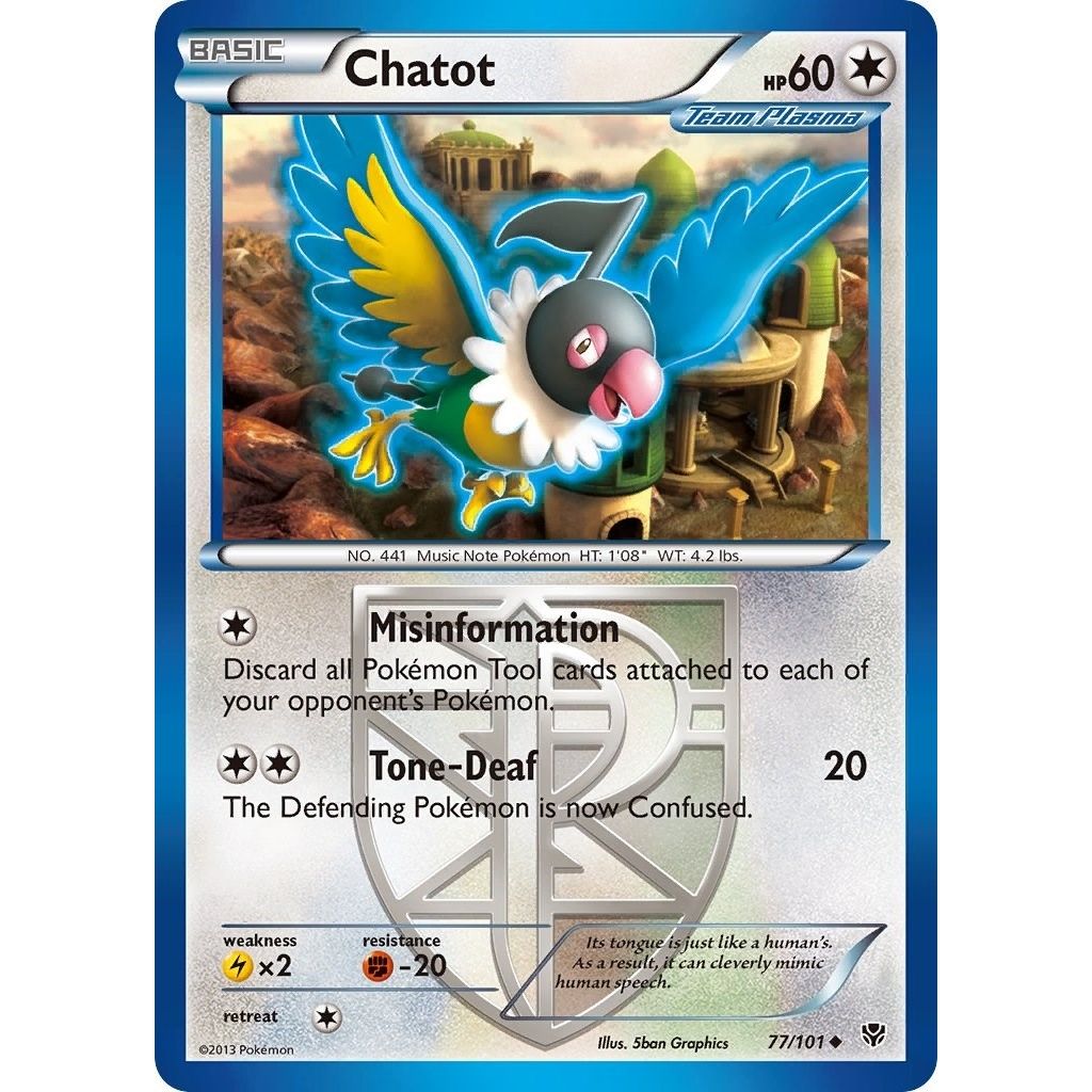Chatot (Team Plasma) (77/101) (PLB)
