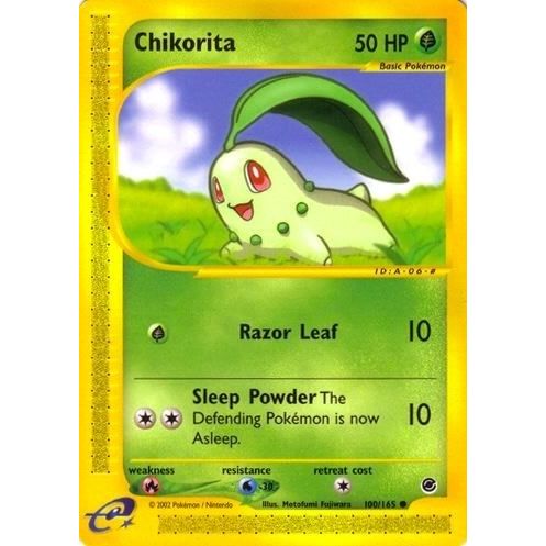 Chikorita (100) (100/165) (EX)