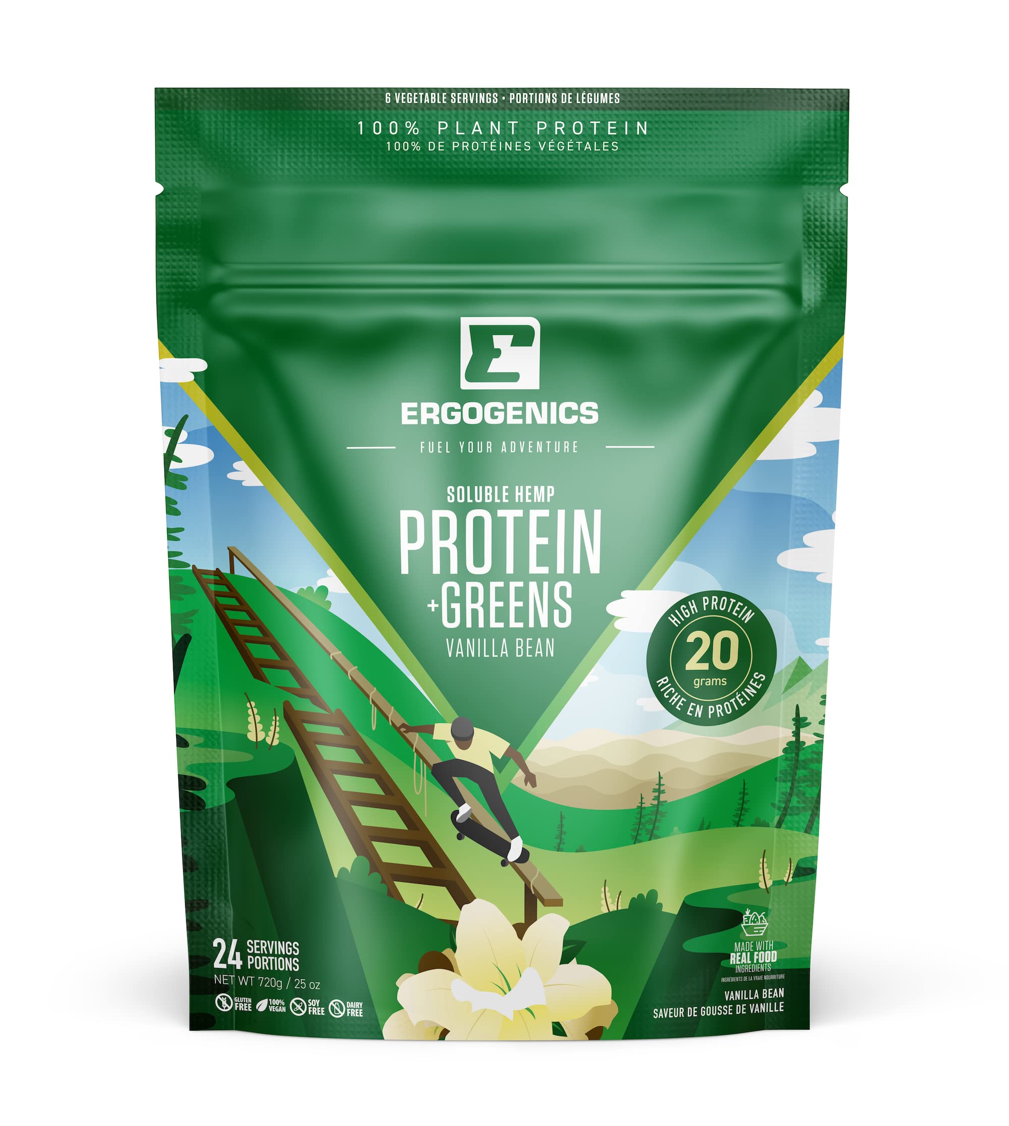 Ergogenics Nutrition - Plant Protein - Vanilla (120g)