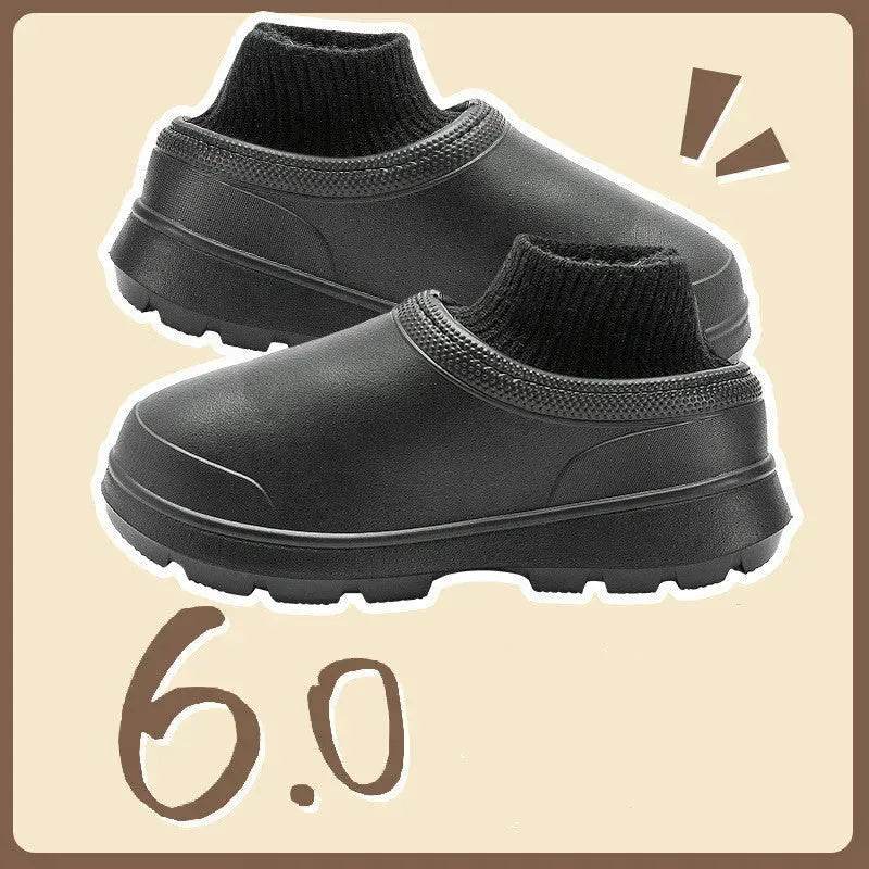 Winter Women's Fashionable Waterproof Cotton Slippers