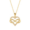 Unlimited Love Necklace Women Wrapped Love Valentine's Day Gifts All Match High-grade Can Not Be Dropped Collarbone Chain