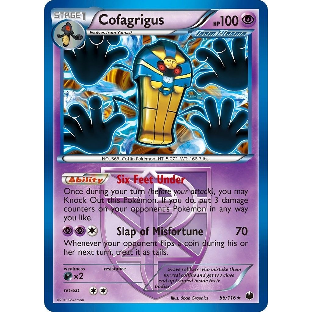 Cofagrigus (Team Plasma) (56) (56/116) (PLF)