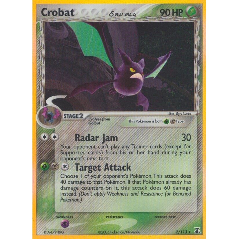 Crobat (Delta Species) (2/113) (DS)