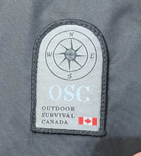 Outdoor Survival Canada Men's Desna -40 Down Bomber Jacket - Black, Large - ON DISPLAY