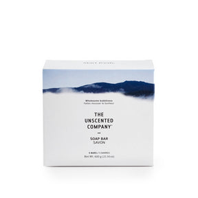 The Unscented - Soap Bar - Vegetable Glycerin (5ct)