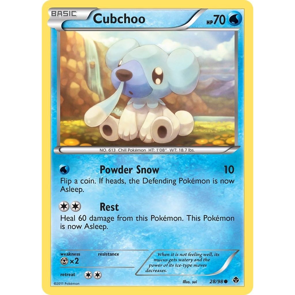 Cubchoo (28) (28/98) (EPO)