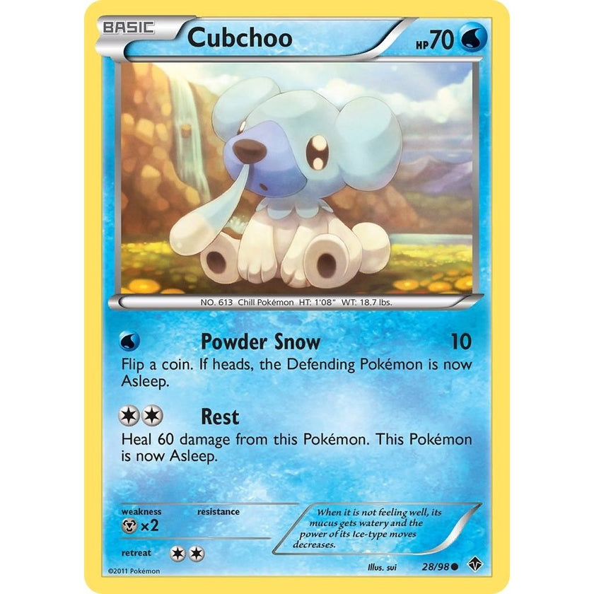 Cubchoo (28) (28/98) (EPO)